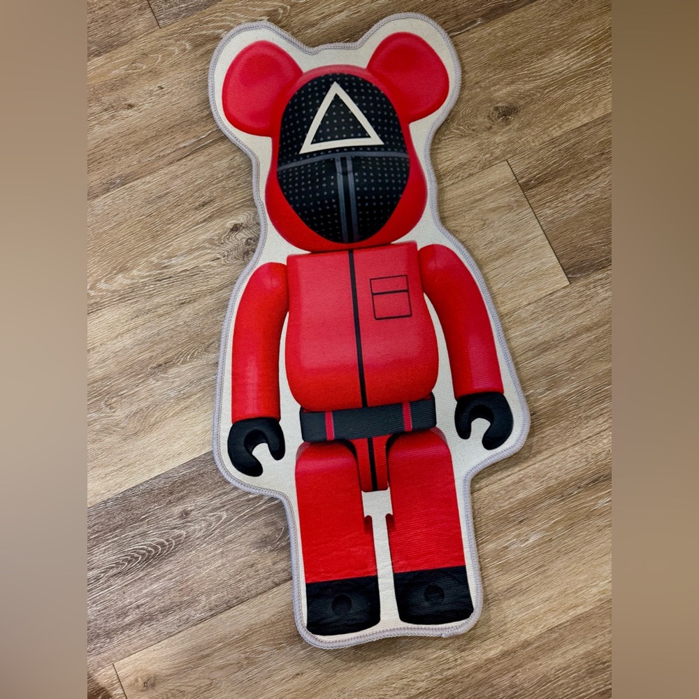 Brand New! Red Suited Up Klaw Rug!